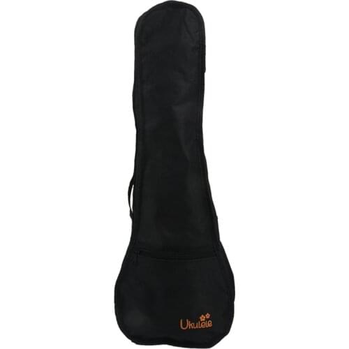 23 Inch Black Uke Bag Portable Ukulele Gig Bag Soft Case Waterproof Backpack Bag