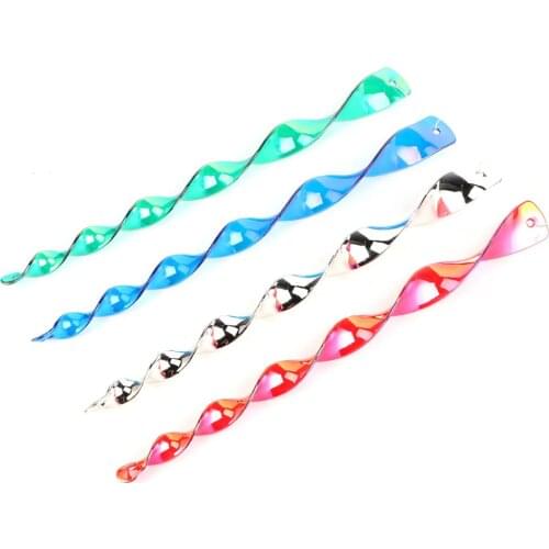 4Pcs 29.5cm PVC Hanging Bird Repeller Rotary Scare Rod Reflective Spiral Deterrent Bird Repellent Garden Yard Ornament Decor