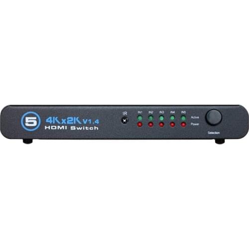 AMS-H5S1 4K*2K 3D 5x1 hdmi switch 5 ways hdmi to hdmi adapter for XBOX 360 PS4/3 Smart android HD TV 5 port HDMI adapter