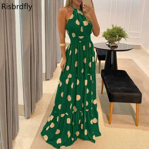 African Dresses for Women 2021 Summer Sexy African Women Sleeveless Printing Long Dress African Print Dresses African Clothes
