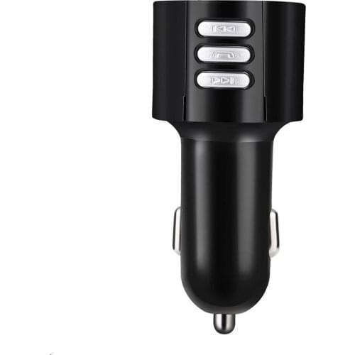 Car Bluetooth FM Transmitter Hands-free Call Mp3 Music Audio Player Support U Disk Memory Card Play Dual USB Smart Charger