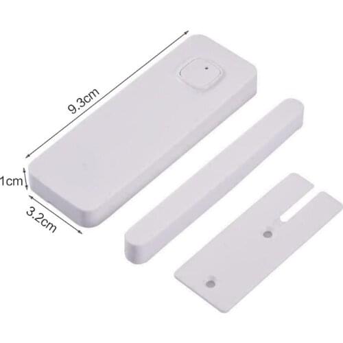 1Set WiFi Door Window Sensor Smart Alarm Sensor No Hub Required Rechargeable for IFTTT/Alexa/Google Home System