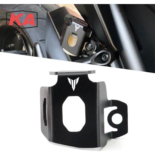For YAMAHA MT10 MT09 MT07 MT03 FZ MT 10 09 07 03 FZ03 FZ07 FZ09 2015-2021 Motorbike Rear Fluid Reservoir Guard Cover Protection