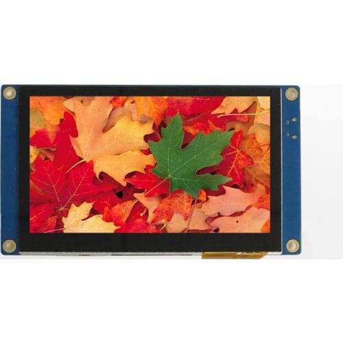 4.3 inch 800*480, FT5436DQQ, full viewing angle, RS232/RS485 interface, high brightness LCD with capacitive touch and UART board
