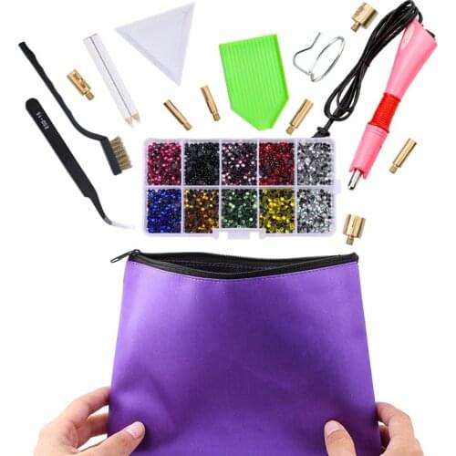 Hot Rhinestone Set Hot Melt Adhesive Flat Bottom Rhinestone Clothing DIY Hot Rhinestone Shoes Bag Dance Skirt Accessories Set