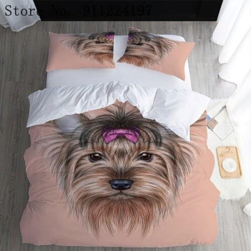 Beauty Gog Bedding Set 3D Cartoon Animal Microfiber Duvet Cover Queen King Size Comforter Bedding Set Bed Linen Home Textile