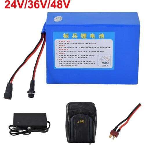 24V/36V/48V Electric Bike Lithium Battery Fit For 250W/350W Motor Power Ebike Electric Bicycle Battery 10AH/12AH/15AH/18AH/20AH