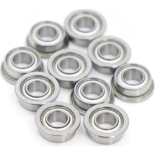MF63ZZ Flange Bearing 3x6x2.5 mm ABEC-1 ( 10 PCS ) Miniature Flanged MF63 Z ZZ Ball Bearings