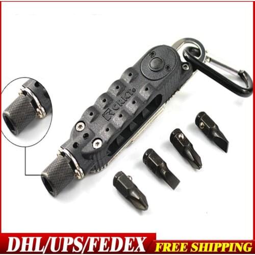 DHL/Fedex 200PCS Outdoor Camping Equipment Magic Screwdriver Multi Tool Knife Multifunctional Screwdriver
