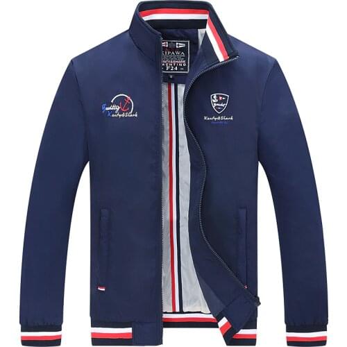 Plus Size 4XL Bomber Jacket Men Windproof Top Quality Shark Jackets European Style Fashion Casual Mens Spring Jackets & Coats