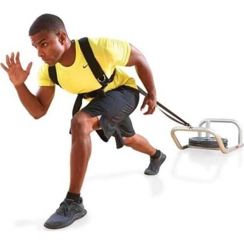 Sled Harness Sprinters Speed x Back Vest Resistance Bands Tire Towing Blet Weight-Bearing Fitness Equipment
