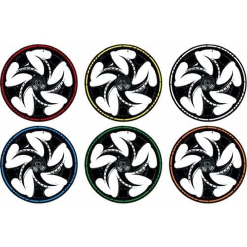 New 16Pcs 18" Strips Motorcycle Car Wheel Tire Stickers Reflective Rim Tape High Quality Fashion Motorbike Auto Decals #281304
