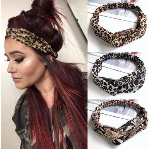 New Fashion Women Hair and Head Bnad Boho Knot Headband Girls Headbands Floral Style Cross Head Wrap Hair Band Hair Accessories