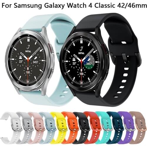 20mm Watch strap For Samsung Galaxy Watch 4 classic 42 46mm 40 44mm bracelet watchband Watch Active 2 40 44mm Watch 3 41mm band