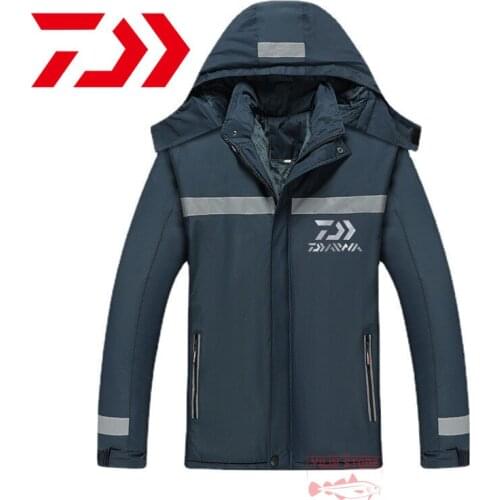 DAIWA Fishing Clothing Winter Fishing Jackets Outdoor Waterproof Windproof Fishing Shirts Men Outdoor Mountaineering Clothing