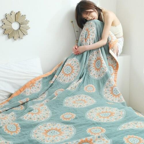 Gauze Summer Covering Couch Lounge Chair Blankets Kids Baby Comforter Beach Shawl Rugs Women Manta
