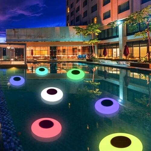 Solar Floating Pool Light UFO IP68 Solar Fountain Pond Glow Night Light Landscape Solar Underwater Light With Remote