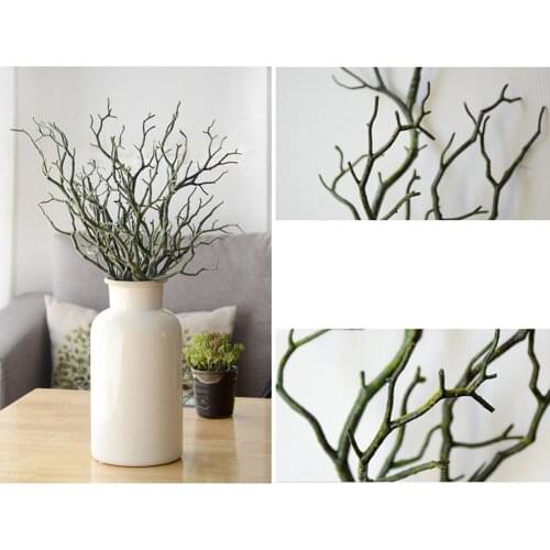 Dried Tree Branch Plant Handmade Crafts Ornaments Real Touch Home Decor