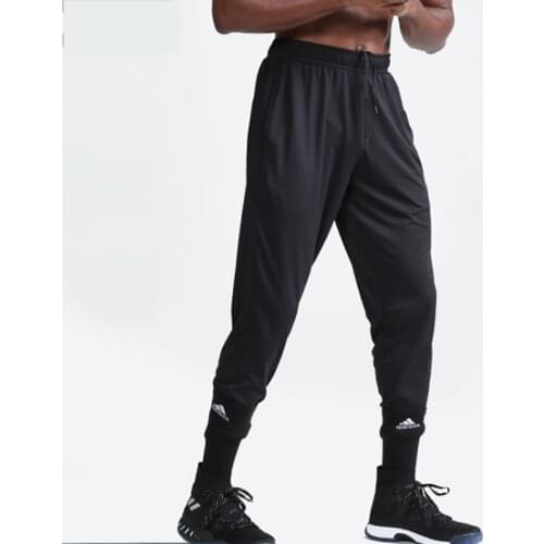 TaoBo Sports Running Pants Mens Striped Breathable Fitness Training Jogging Sweatpants Black Basketball Tennis Trousers