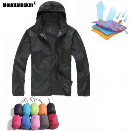 New Mens Quick Dry Skin Jackets Women Coats Ultra-Light Casual Windbreaker Waterproof Windproof Brand Clothing SEA211