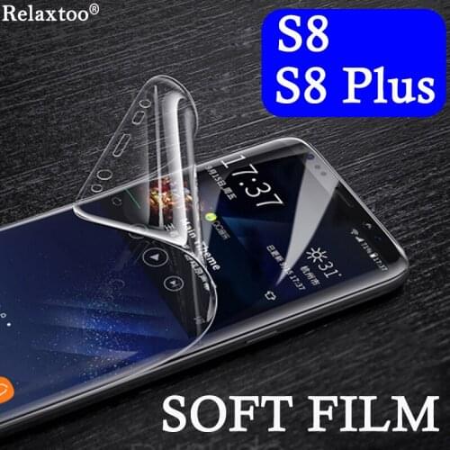 Full cover screen protector s8 plus protective glass for samsung s8 soft tpu s 8 s8plus protection glas film protect protecting