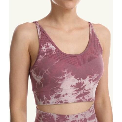 2021 New Printing Women Fitness Yoga Sets Seamless Sports Suits High Waist Fitness Pants Sportswear Womens Tie Dye Bra+Leggings