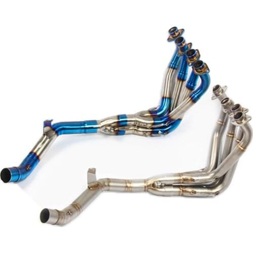 1 x Stainless Steel Exhaust Downpipes Header Pipe fit For Kawasaki Z900 2009 2010 2011 2012 2013 2014 2015