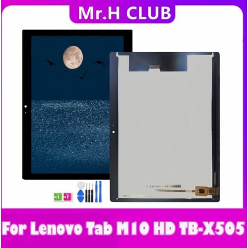 10.1" LCD For Lenovo Tab M10 TB-X505 X505 TB-X505F TB-X505L TB-X505X LCD Display Touch Screen Digitizer Assembly Replacement