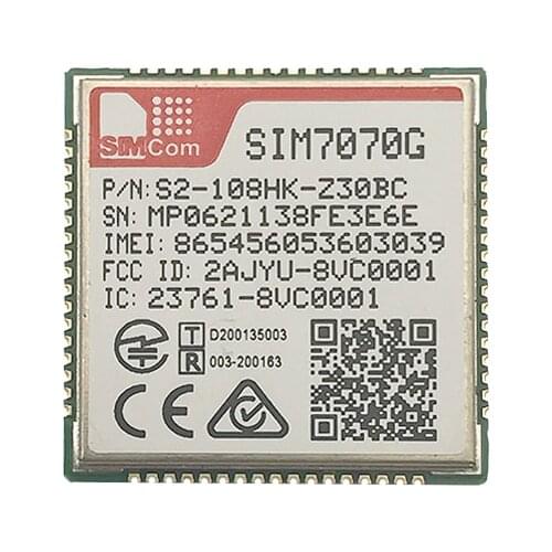 10PCS SIM7070G Multi-Band CAT-M NB-IoT GPRS module compatible with SIM7000/SIM800F/SIM900 GSM/GPRS band 100% New&Original