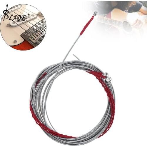 4pcs/set Electronic Bass Steel Strings Core Silver-Plated Copper Alloy 0.43-0.71 Inch for Musical Instrument