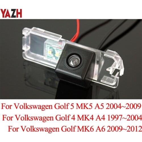 YAZH 170 Degree HD CCD Car Rear View Reverse Camera For Volkswagen Golf 4 Golf 5 Golf 6 Golf 4 5 6 Auto Camera Night Vision