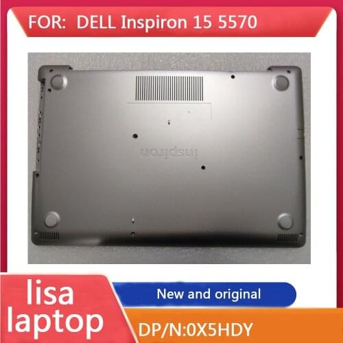 Laptop Bottom Case For DELL For Inspiron 15 5570 P75F 0X5HDY X5HDY AP21C000710 silver new