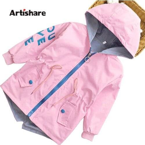Girls Long Jacket Outerwear Floral Embroidery Girl Coats Kids Casual Style Outerwear For Children Spring Autumn Clothes Girl 6 8