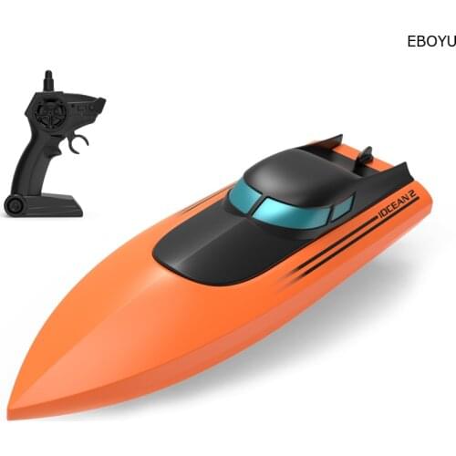 EBOYU iOCEAN 2 RC Boat 2.4GHz 15km/h Speedboat Double Power Low Battery Reminder Remote Control Boat Ship Toy Gift for Kids