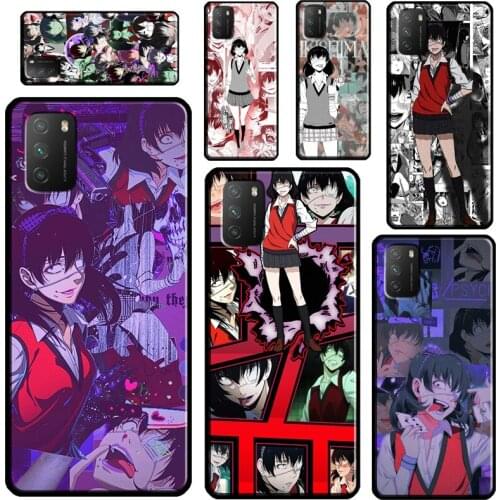 Ikishima Midari Kakegurui Anime For Xiaomi Mi 11 Ultra 9T 10T Pro Mi Note 10 Lite Phone Case For POCO X3 Pro M3 F1 F2 F3