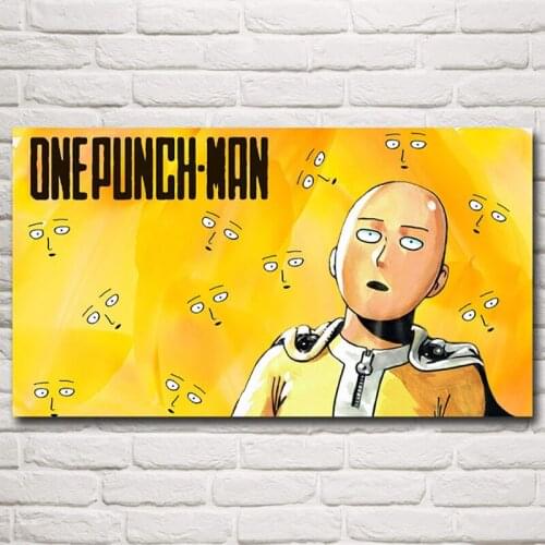 Wall Artwork Canvas Hd Prints Pictures 1 Piece One Punch Man Painting Home Decoration Modular Animation Poster for Living Room