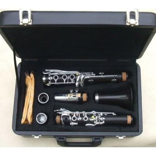New Ebony clarinet Bb Great Wood Nice Material Tone mouthpiece set case etc