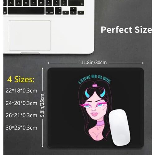 Leave Me Alone Cyber Doll Mouse Pad DIY Print Cushion Bratz Doll Doll Girl Feminist Girl Power Cyber Pink Devil