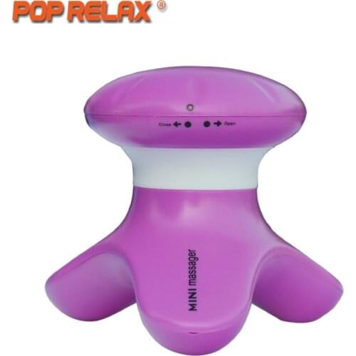 POP RELAX Mini Vibrator Electric Head Scalp Neck Face Massager Vibration Body Vibrating Massage Cellulite Smart Hand Massager