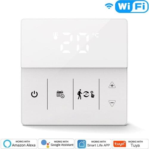 Tuya Smart WiFi Thermostat For Boiler Warm Underfloor Heating Temperature Control System Regulator Work with Alexa/Google Home