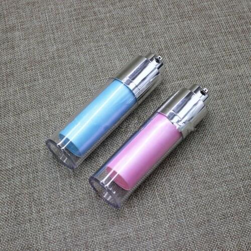 30ml airless pump plastic bottles , vacuum emulsion bottle with lotion pump on the travelling cosmetic packaging F20171900