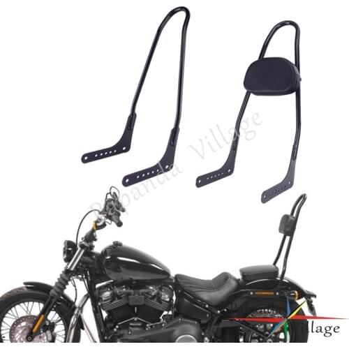 Paper Clip Tall Slim Backrest Sissybar Bobber Passenger Sissy Bar for Harley Softail Street Bob FXBB Heritage Classic FXST 18-21