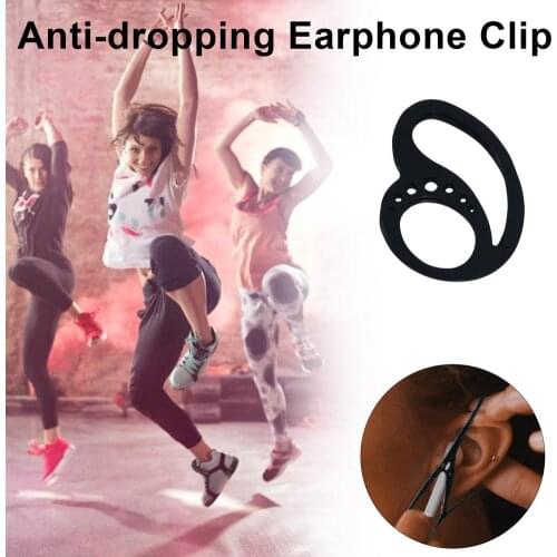 1 Pair Headphone Anti Falling Anti-drop Clip Protective Cover Earphone Ear Hook Keeps Your Earbuds Secure Earphone Accessories