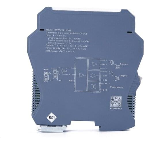 1 Input 2 Output Analog Tc Signal Converter Output 4-20Ma Signal Isolator