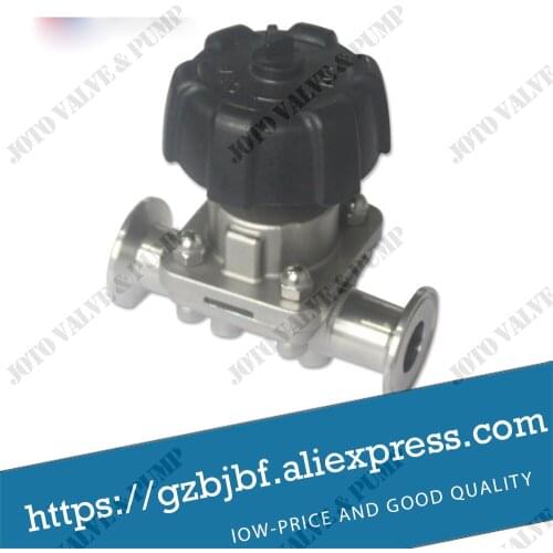 2pcs Stainless Steel 316 Sanitary Type Covered Rice Quick Release Diaphragm Valve