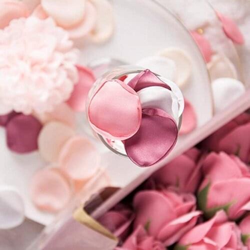 200Pcs/Bag Hand Made Rose Petals For Wedding Artificial Silk Flower Marriage Decoration Valentine