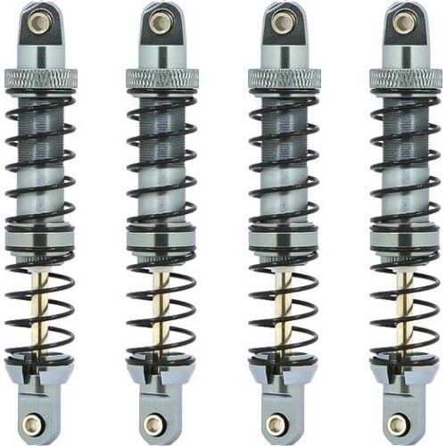 4Pcs Oil Adjustable 70-120mm Metal Shock Absorber Damper for 1/10 RC Crawler Car Axial SCX10 Traxxas TRX4 D90