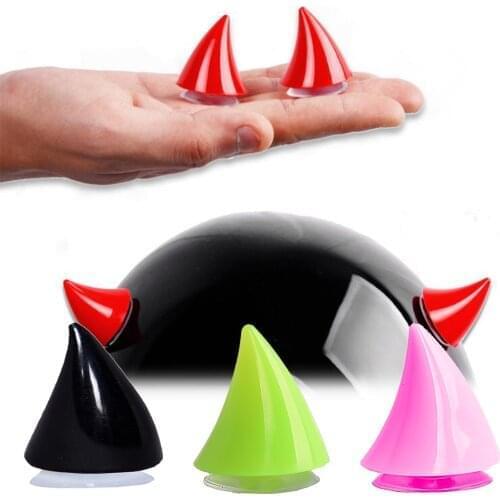 Motorcycle Riding Helmet Decoration Horns For Children And Adults Helmet Decoration Devil Horns For Bicycle Roller Skating Helme