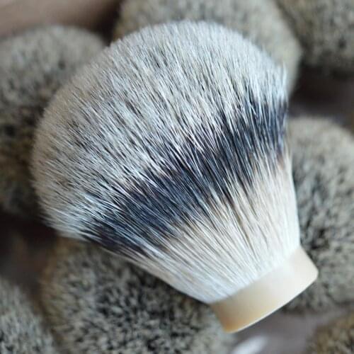 DSCOSMETIC 26mm high mountain badger hair shaving brush knots finest silvertip natrual soft badger hair brush head for man beard