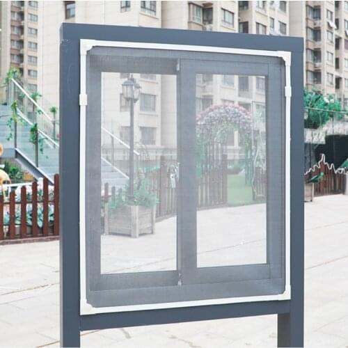 New Tape Anti-Bird Magnetic Window Screen Gauze Removable And Washable Insect Net DIY Punch-Free Invisible Curtain Mesh Simple